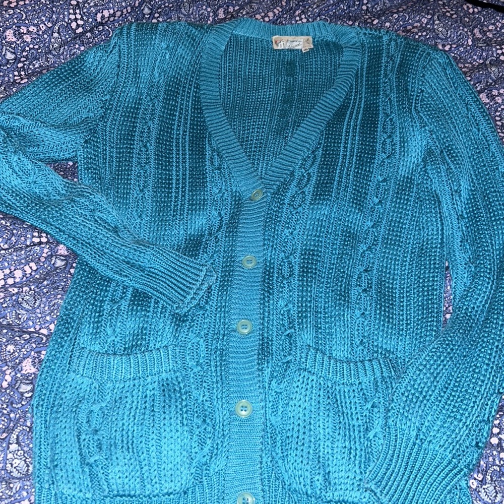 GUCCI! Vintage silk knit cardigan
